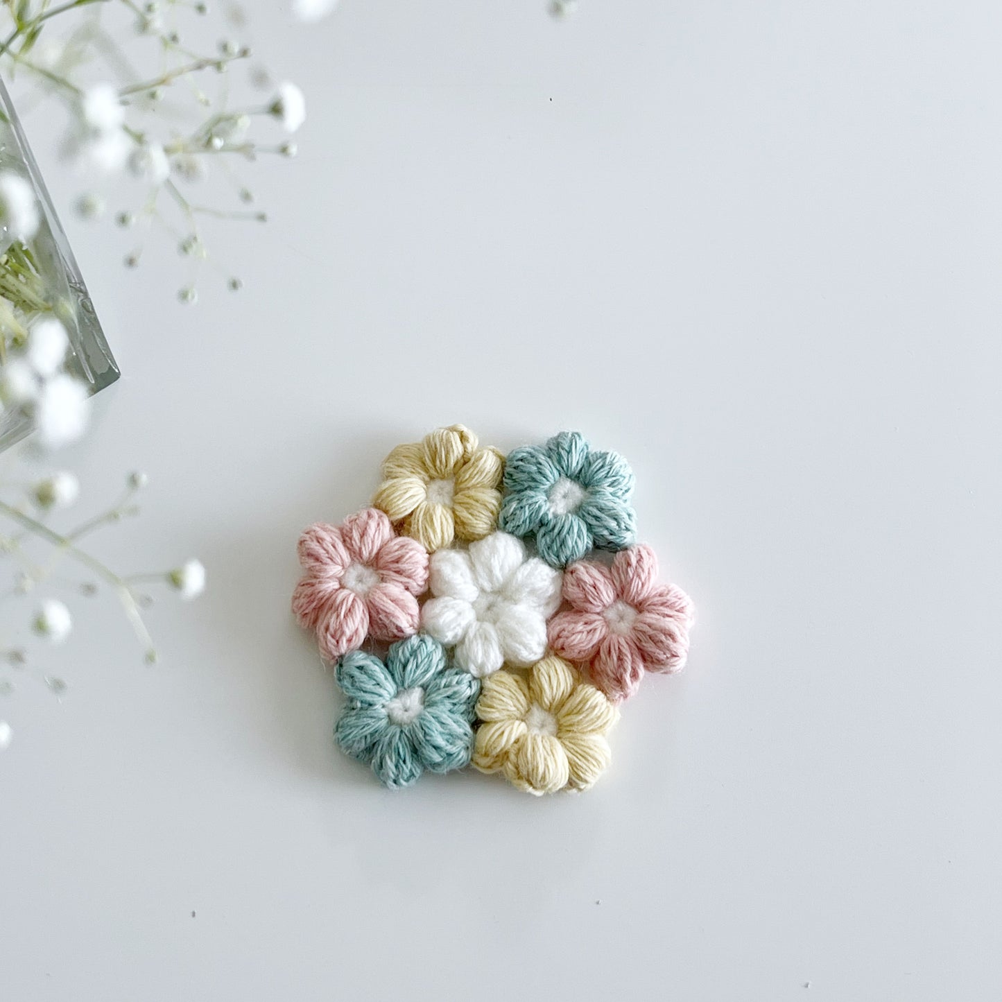 招き猫用座布団(花ずくし)