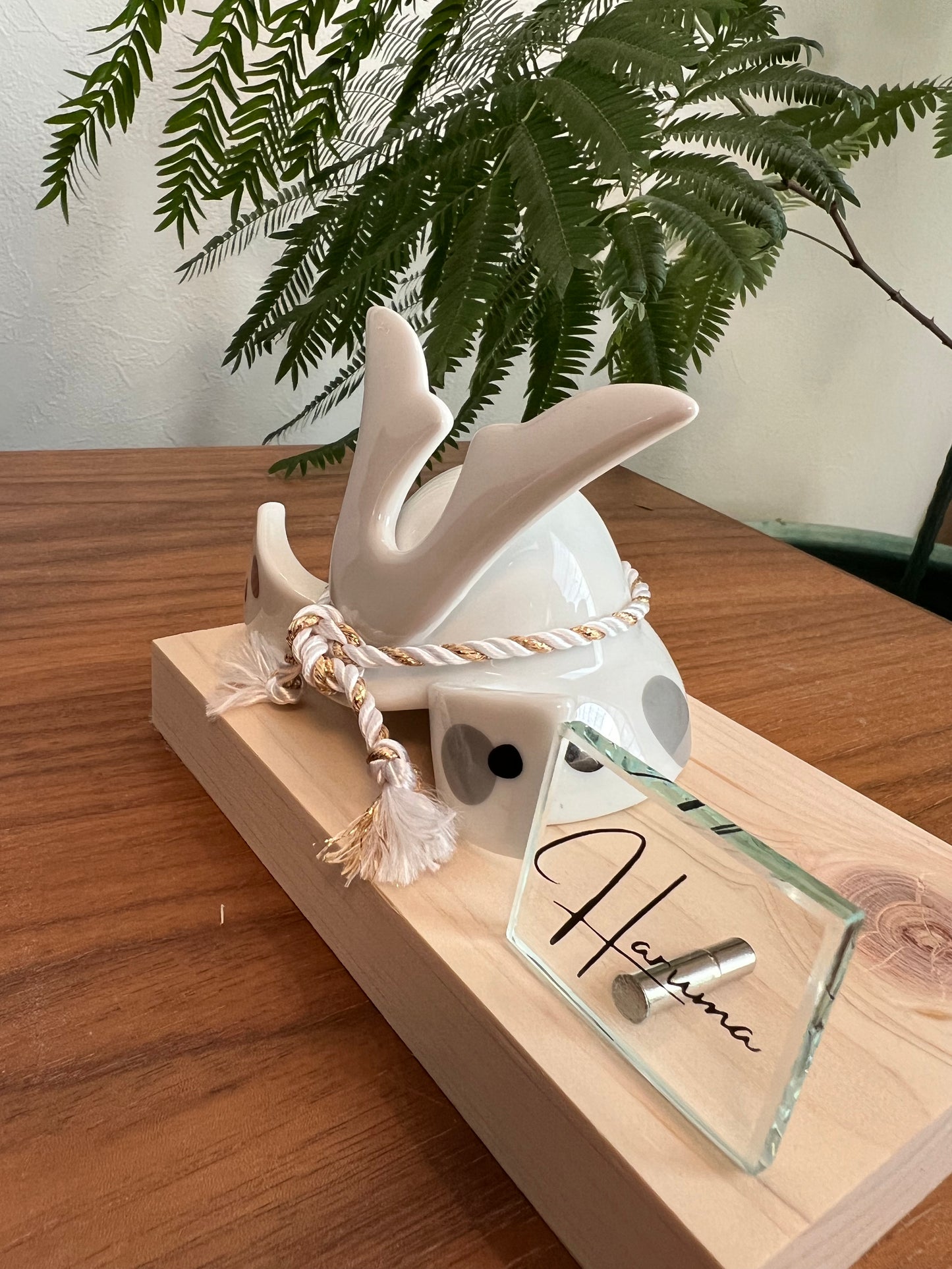 グレー✖︎プラチナ おしゃれでスタイリッシュな小さな兜