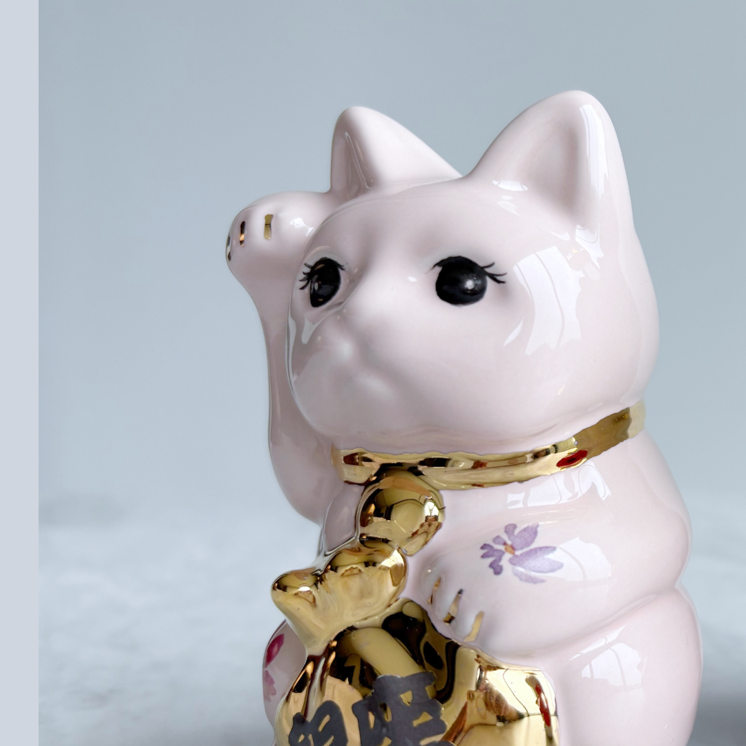 福に特化した招き猫！！『金着招き猫』ピンクも新登場！