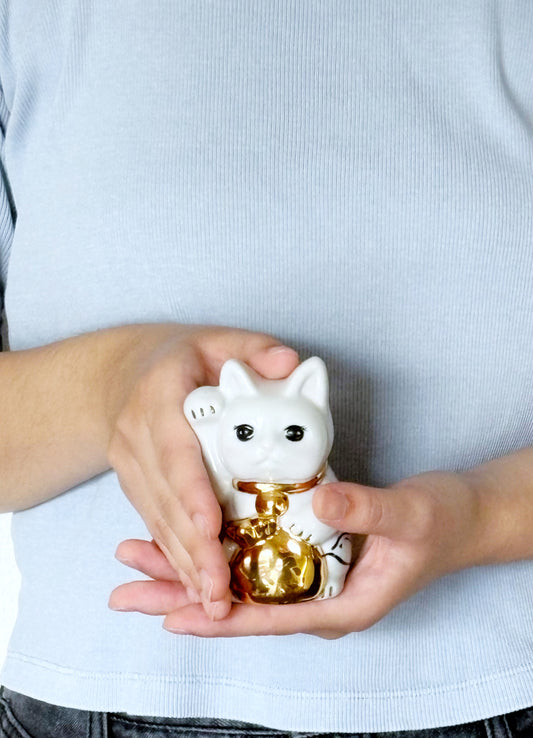 出世階段登りました！選べる２柄！『金着招き猫』